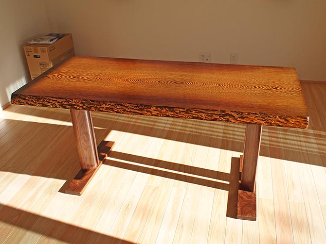 リメイク　ちゃぶ台 special order ちゃぶ台リメイク | 納品事例【静岡のオーダー家具屋