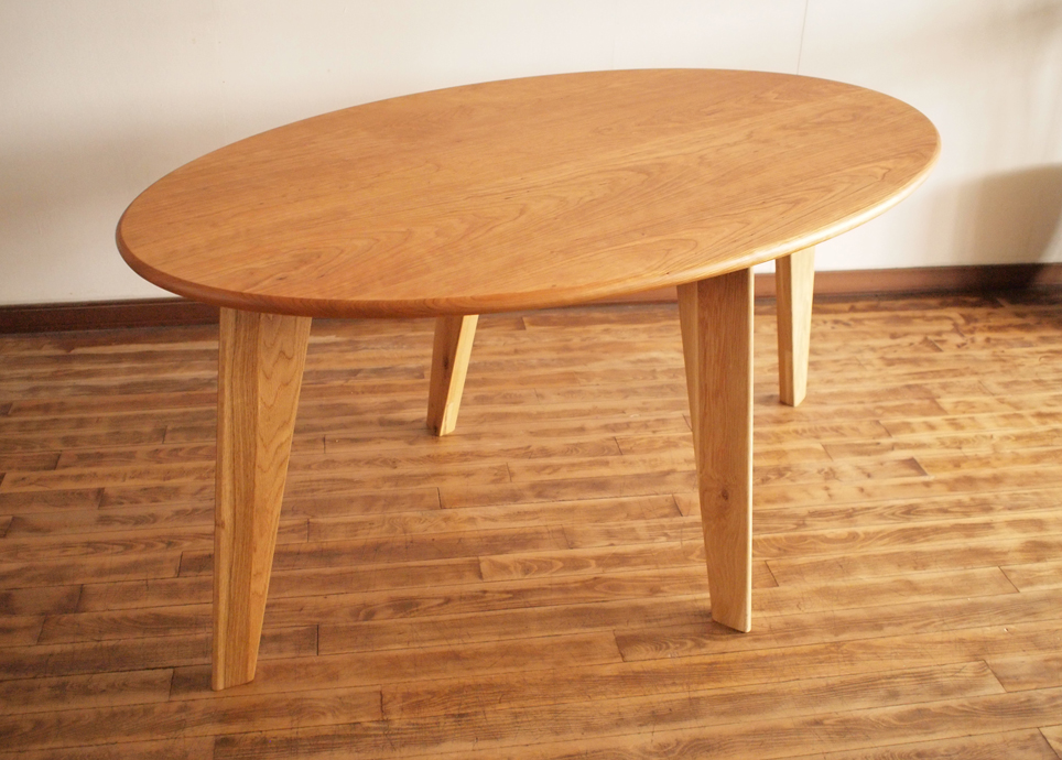 DINING TABLE -楕円DT- | 商品一覧【静岡のオーダー家具屋「マルミヤ」】