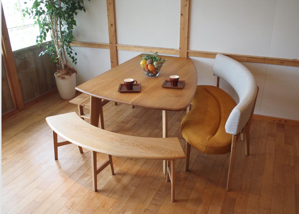 DINING TABLE -変形DT- | 商品一覧【静岡のオーダー家具屋「マルミヤ」】